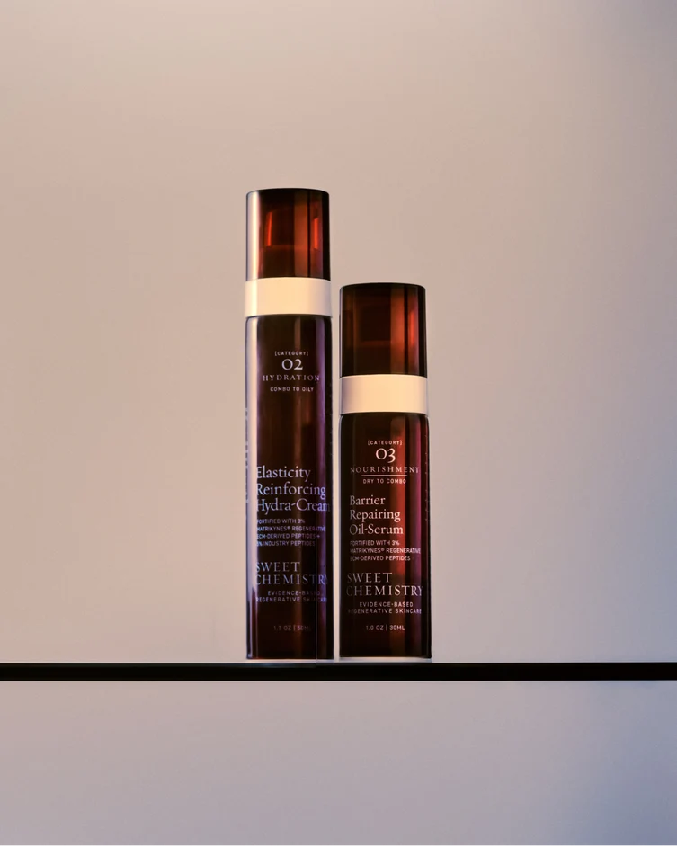 Sweet Chemistry Hydra-Cream + Oil-Serum Max Repair System Duo